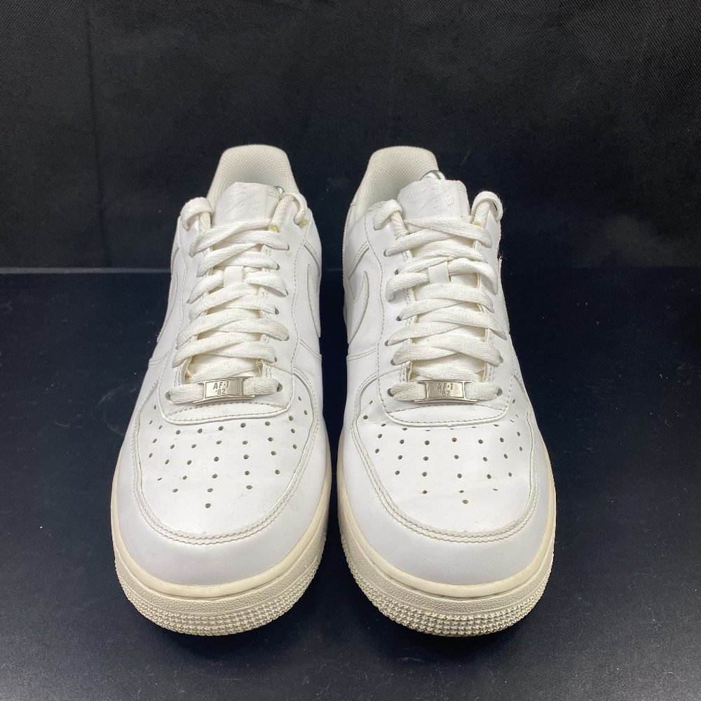 Nike Air Force 1 AF1 Leather Sneaker 31822-111 White Shoes Men Sz 10 - Picture 5 of 9